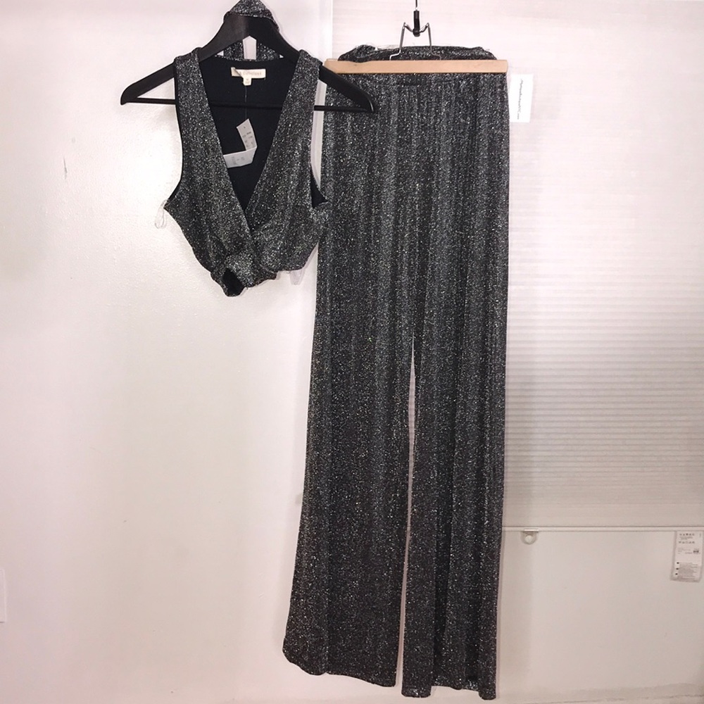 Black & silver two piece set